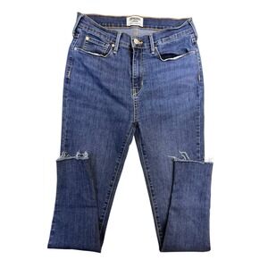 Denizen From Levi's Womens Blue Denim High Rise Jegging Crop Jeans Size‎ 30x28